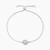Bracelet Argent Blanc Angerona Oxydes De Zirconium