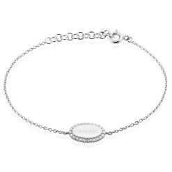 Bracelet Argent Blanc Ankur Oxydes De Zirconium