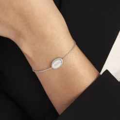 Bracelet Argent Blanc Ankur Oxydes De Zirconium