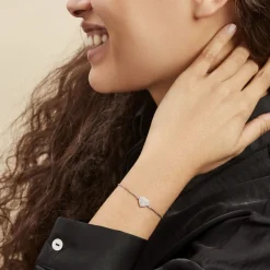 Bracelet Argent Blanc Annice Oxydes De Zirconium