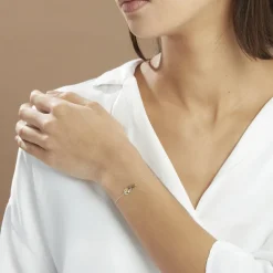 Bracelet Argent Blanc Brenna Oxydes De Zirconium