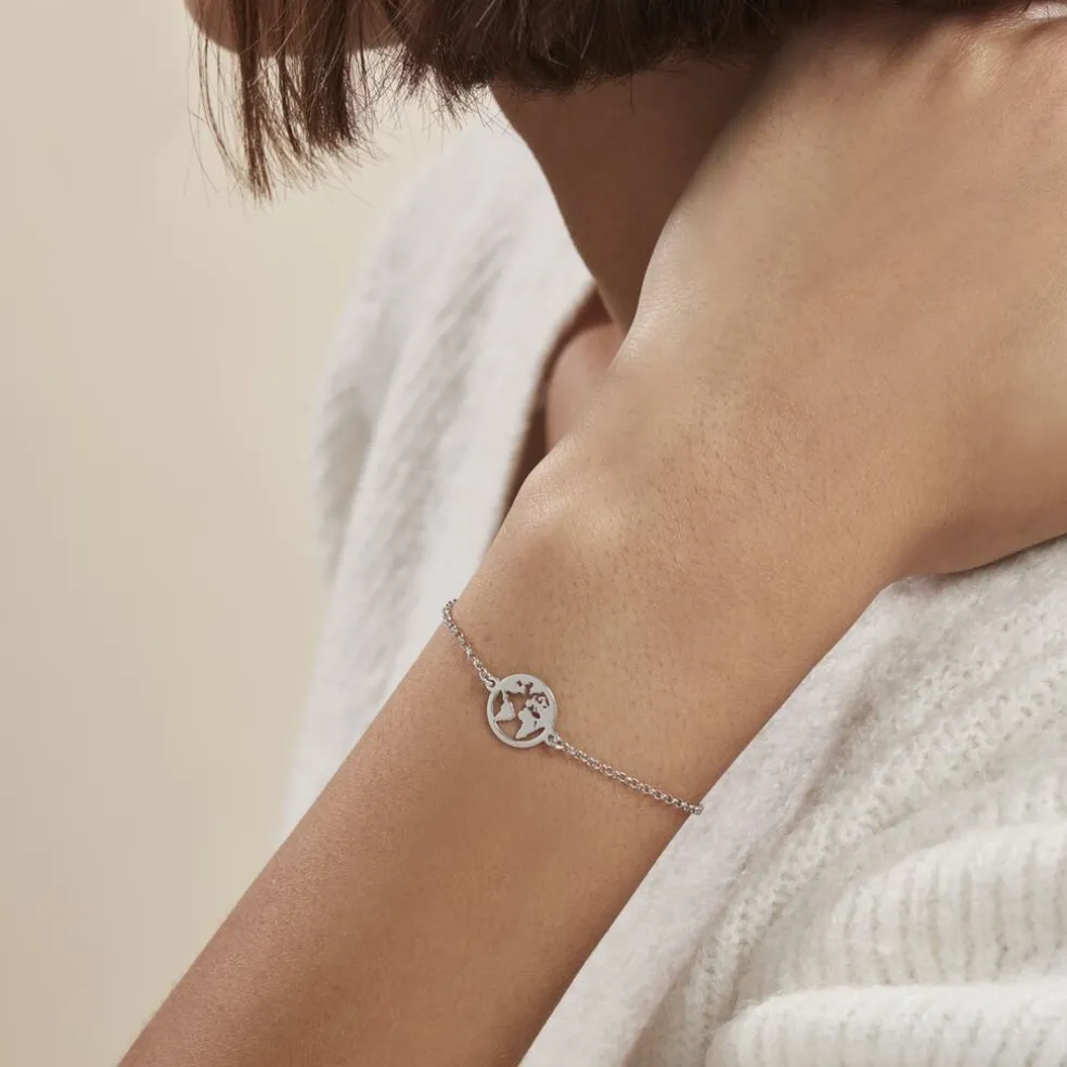 Bracelet Argent Blanc Colombina