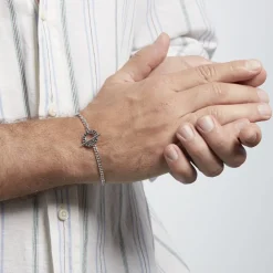 Bracelet Argent Blanc Crocus