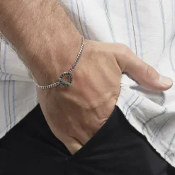 Bracelet Argent Blanc Crocus