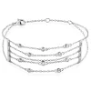 Bracelet Argent Blanc Edvard Oxydes De Zirconium