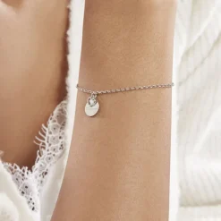 Bracelet Argent Blanc Euthalia
