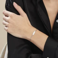 Bracelet Argent Blanc Gdiulia
