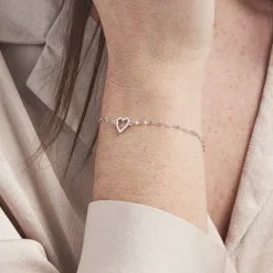 Bracelet Argent Blanc Hariane