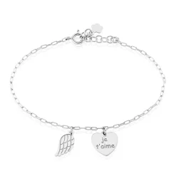 Bracelet Argent Blanc Laios