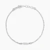 Bracelet Argent Blanc Maic