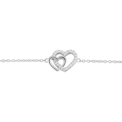 Bracelet Argent Blanc Marina Oxydes De Zirconium