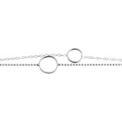 Bracelet Argent Blanc Merien