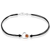 Bracelet Argent Blanc Mialy Ambre