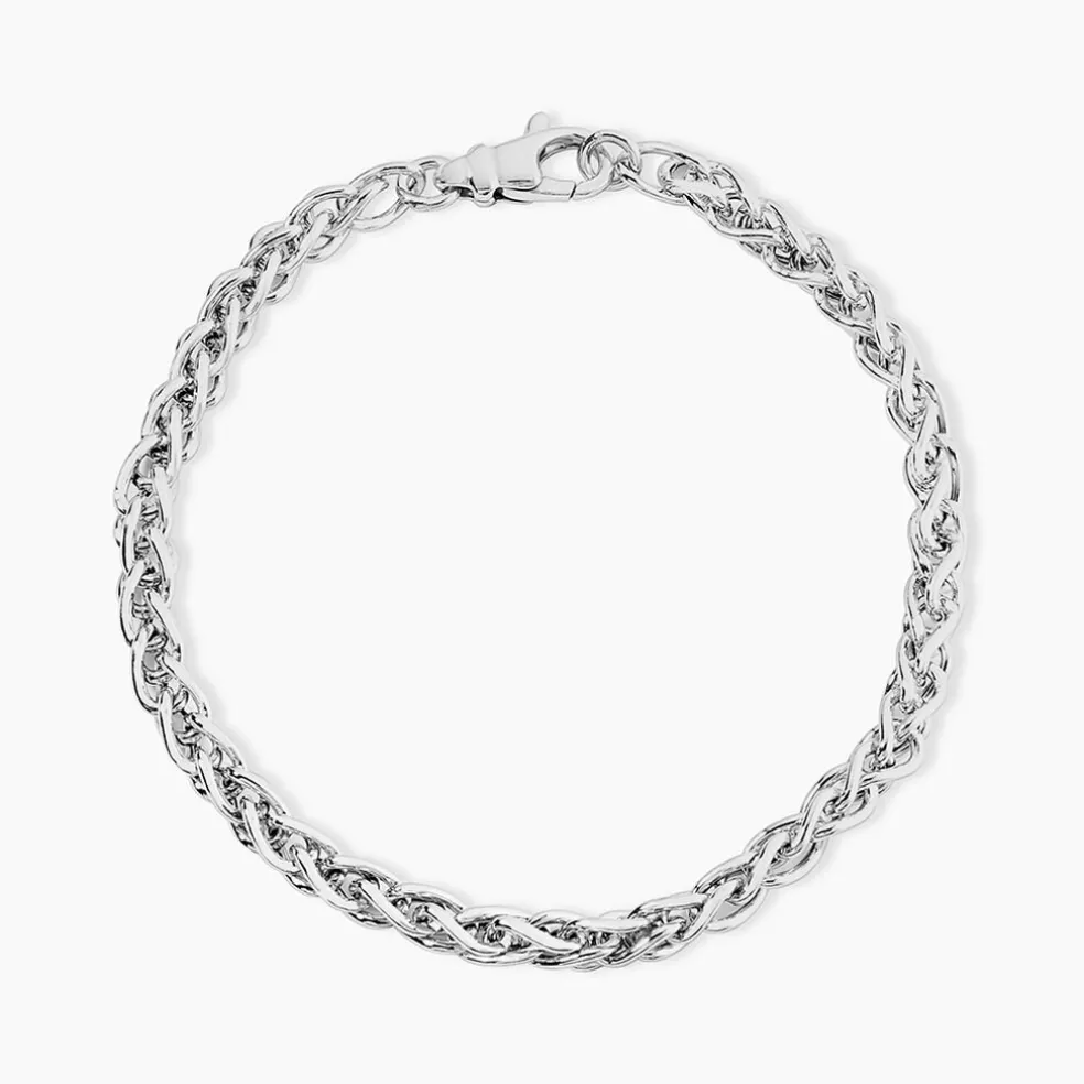 Bracelet Argent Blanc Savanne