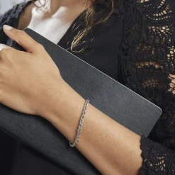 Bracelet Argent Blanc Savanne