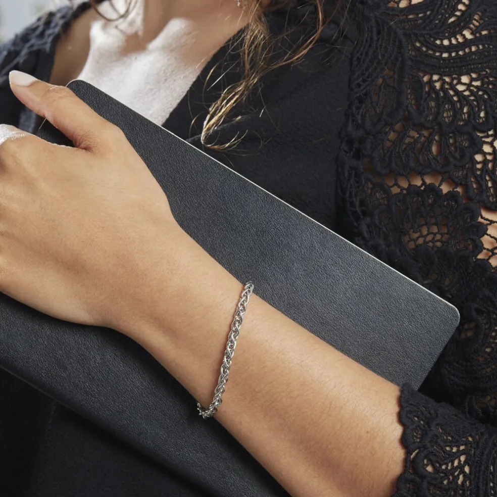 Bracelet Argent Blanc Savanne