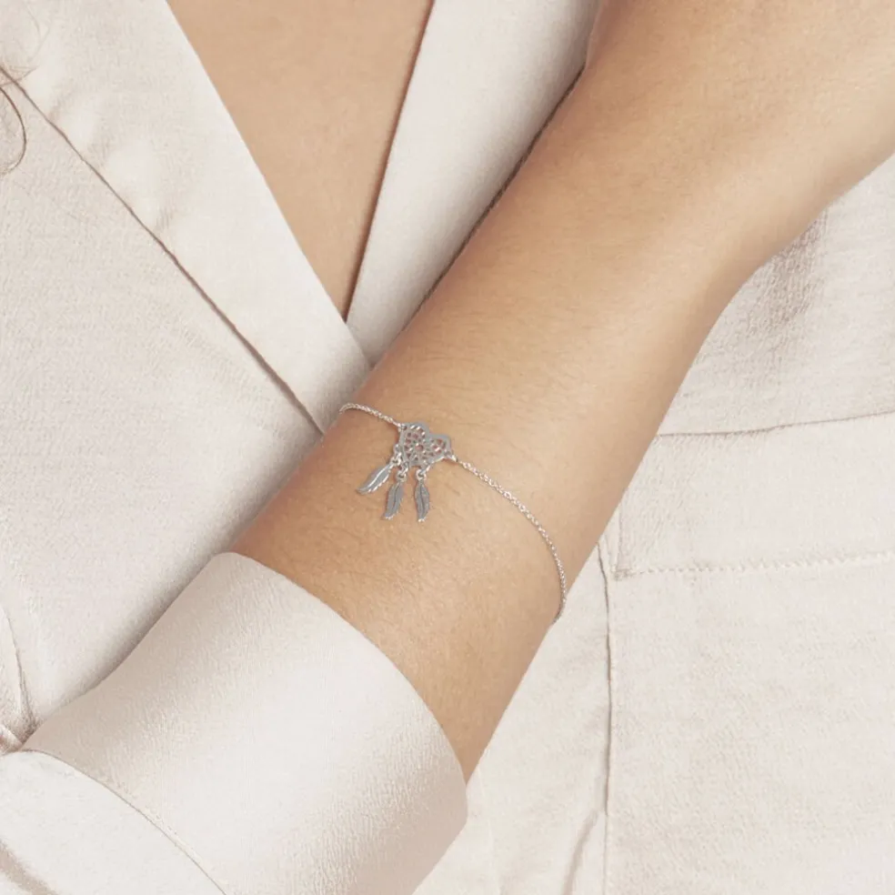 Bracelet Argent Blanc Sebastina