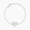 Bracelet Argent Blanc Sharla