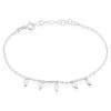 Bracelet Argent Blanc Shelia