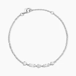 Bracelet Argent Blanc Shiny Nights Oxyde De Zirconium
