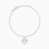 Bracelet Argent Blanc Sofee Nacre