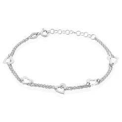 Bracelet Argent Blanc Suzy