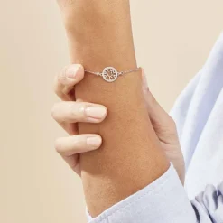 Bracelet Argent Blanc Vroon