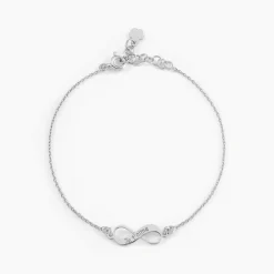 Bracelet Argent Blanc Wandis