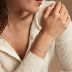 Bracelet Argent Blanc Winter Sweetness Oxyde De Zirconium