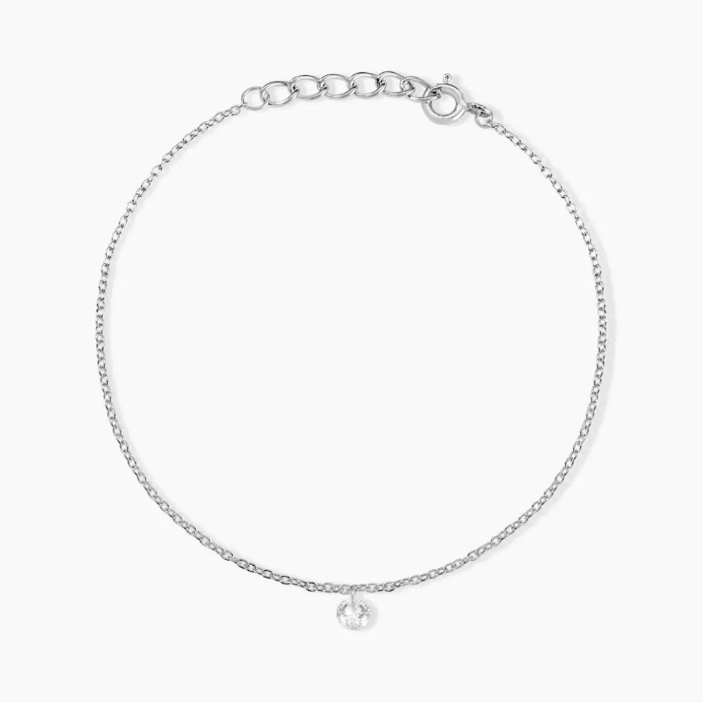 Bracelet Argent Constantin Argent Blanc Oxyde