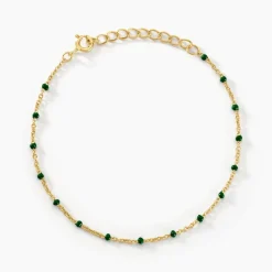 Bracelet Argent Dore Polka