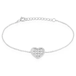 Bracelet Argent Helenius Oxydes De Zirconium