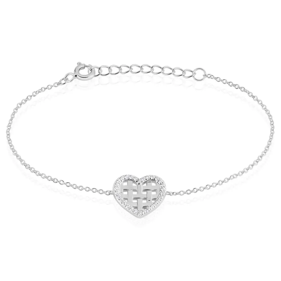 Bracelet Argent Helenius Oxydes De Zirconium