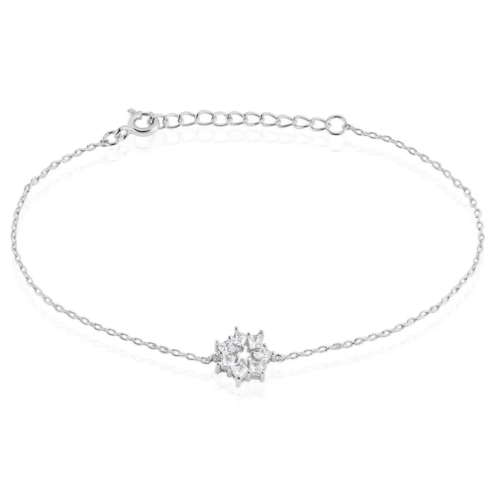 Bracelet Argent Henrick Oxydes De Zirconium