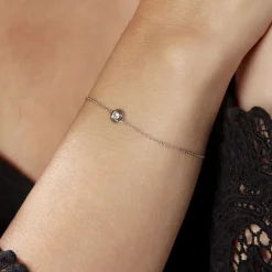 Bracelet Argent Laureto Oxydes De Zirconium