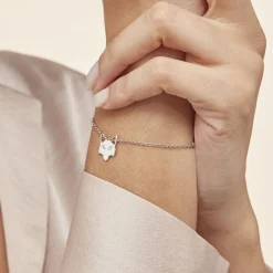 Bracelet Argent Mechtelt Oxydes De Zirconium