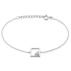 Bracelet Argent Mettild Oxydes De Zirconium