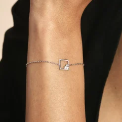 Bracelet Argent Mettild Oxydes De Zirconium