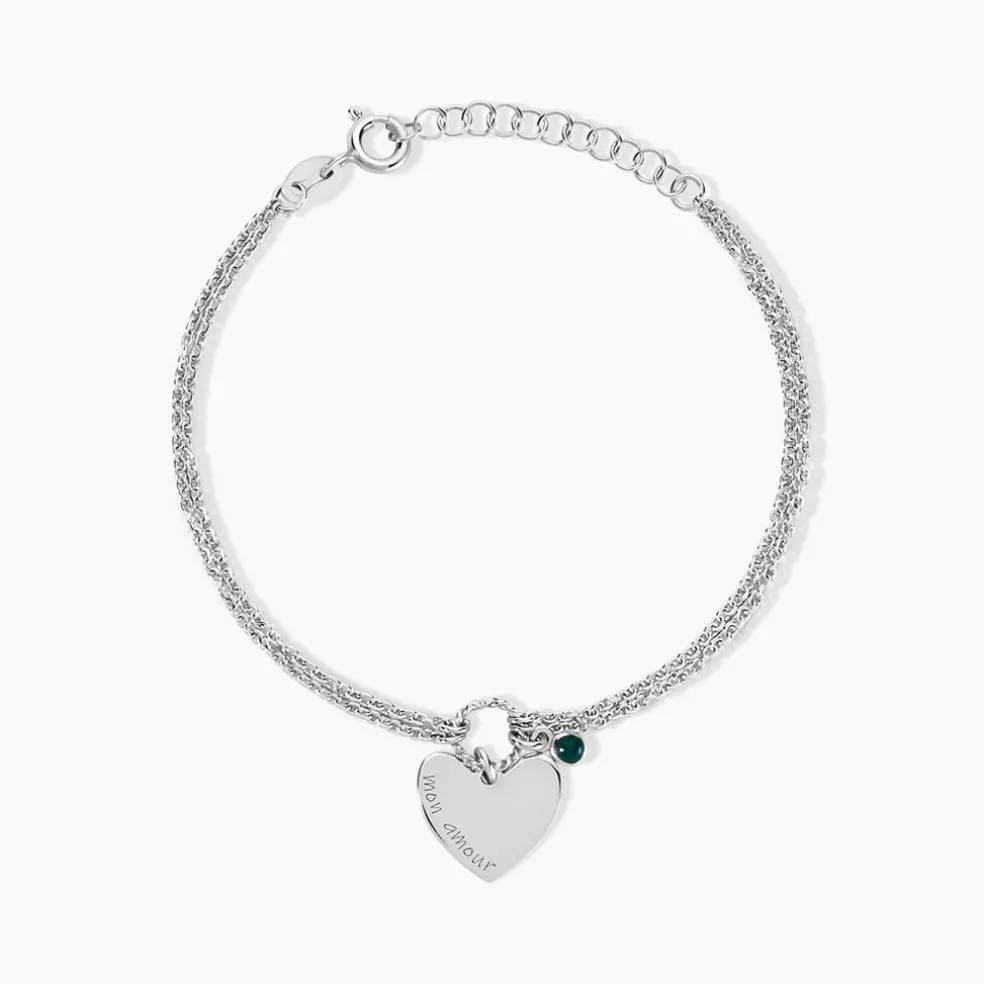 Bracelet Argent Pero Onyx