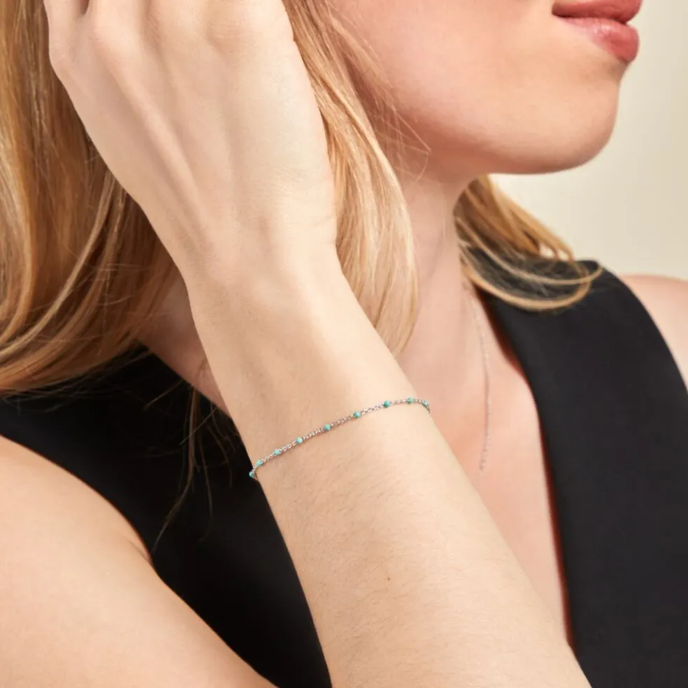 Bracelet Argent Polka