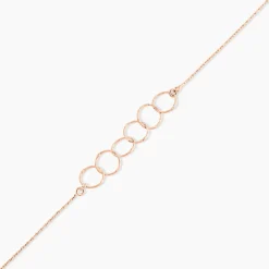 Bracelet Argent Rose Bulle