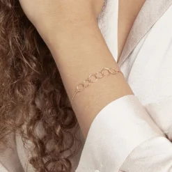 Bracelet Argent Rose Bulle