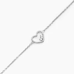 Bracelet Argent Shelan Oxydes De Zirconium