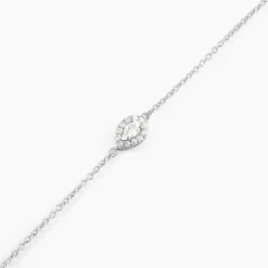 Bracelet Argent Tania Oxydes De Zirconium