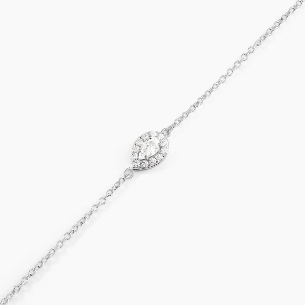 Bracelet Argent Tania Oxydes De Zirconium