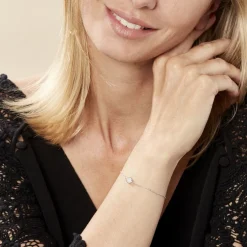 Bracelet Argent Tricoria Oxydes De Zirconium