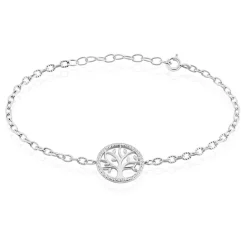 Bracelet Argent Urcisse Oxydes De Zirconium
