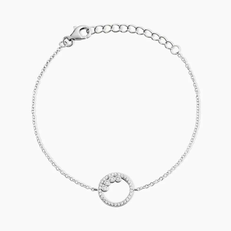 Bracelet Argent Ursine Oxydes De Zirconium