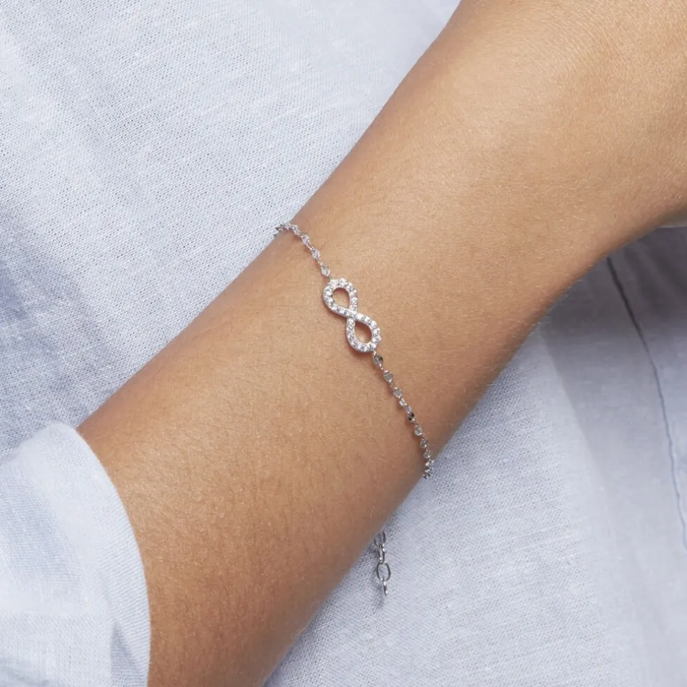 Bracelet Argent Wendel Oxydes De Zirconium