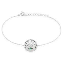 Bracelet Aries Argent Blanc Oxyde De Zirconium